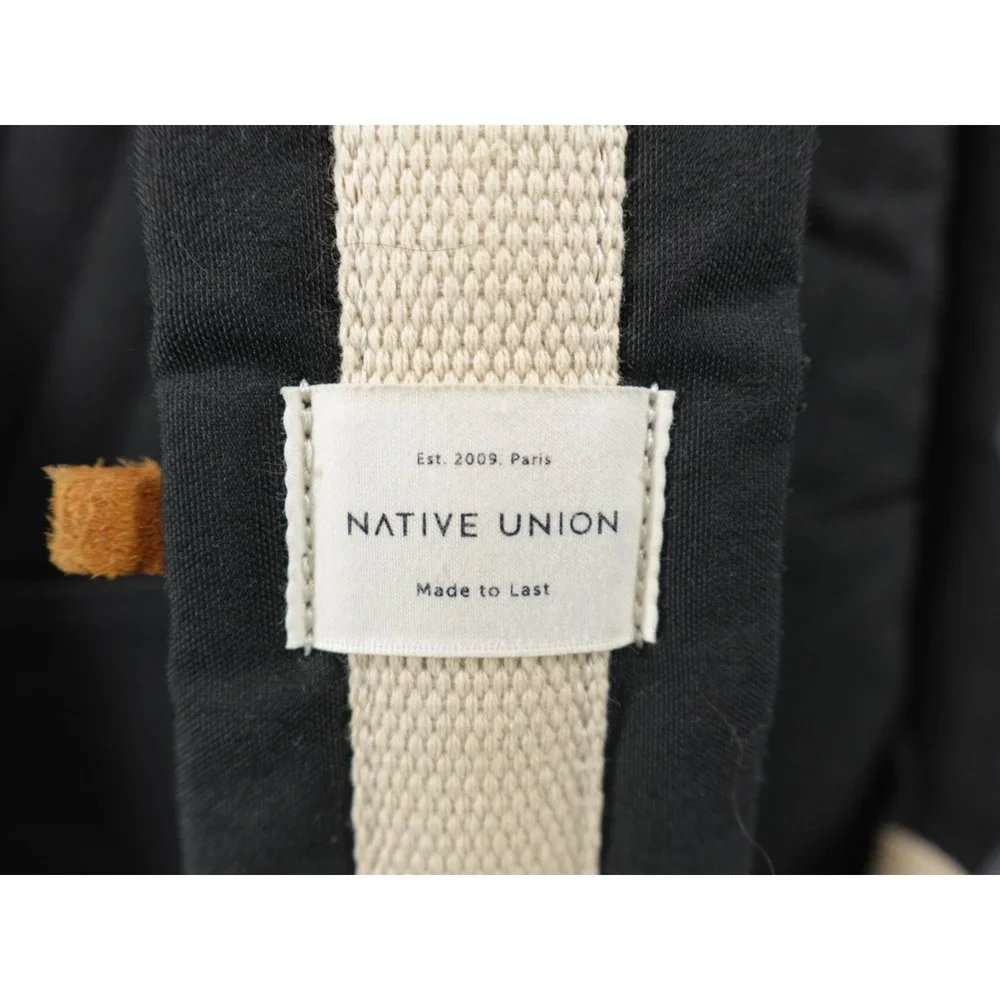 Native Union W.F.A Backpack Black Recycled Laptop Bag‎ Commuter Unisex